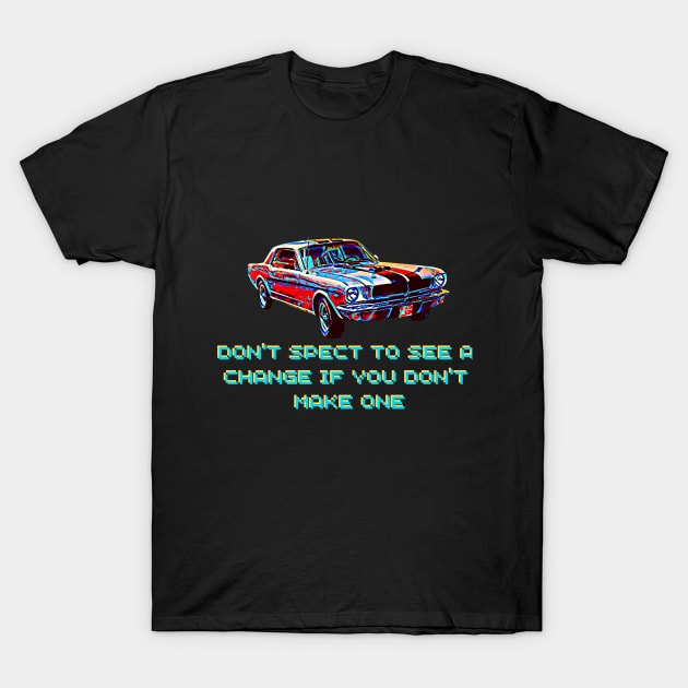 grazy vintage color car T-Shirt by crearty art
